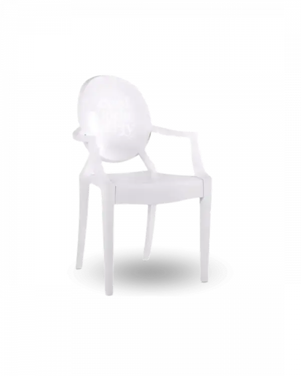 location chaise blanche enfant candy