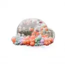 Bubble house avec sol rebondissant