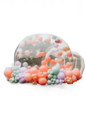 Bubble house avec sol rebondissant