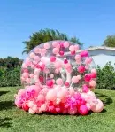 Bubble house avec sol rebondissant